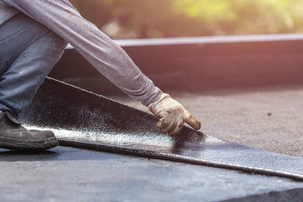Professional Waterproofing technician working in Valley City, OH